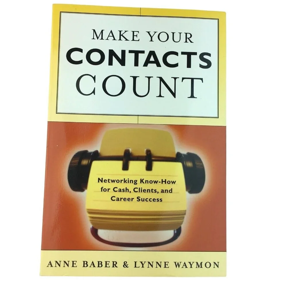 Business Networking Book 2002 Learn How to Make Connections Anne Baber u - Picture 1 of 10